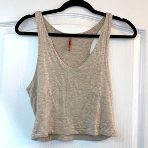 Cream slightly cropped tank top!